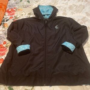 EUC Women’s Plus Size Authentic Disney Minnie Mouse Hooded Windbreaker (3X)